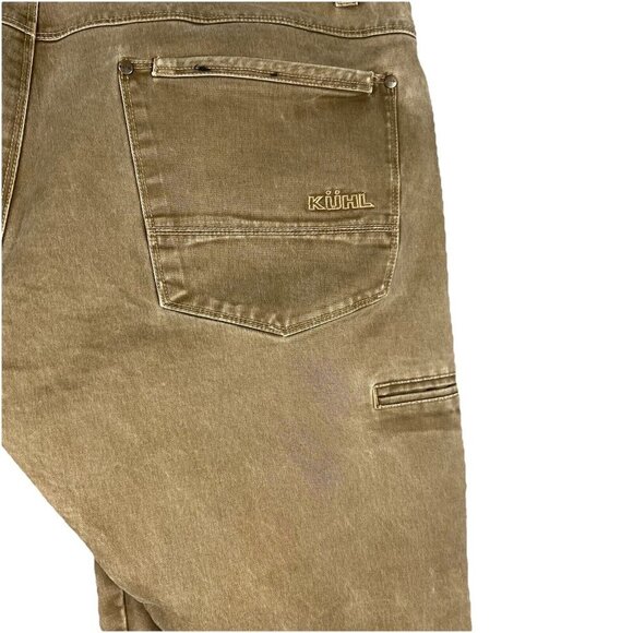 KUHL Rydr Mens 40 X 32 Distressed Utility Canvas Hiking Outdoor Workwear Jeans - Picture 10 of 16